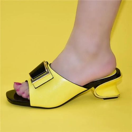 Chaussures Chaussures De Mariage Pour Femmesandales Italiennes Talons Hautspantoufles D'automnenouvelle Modeorangepour Ixsimplebalété
