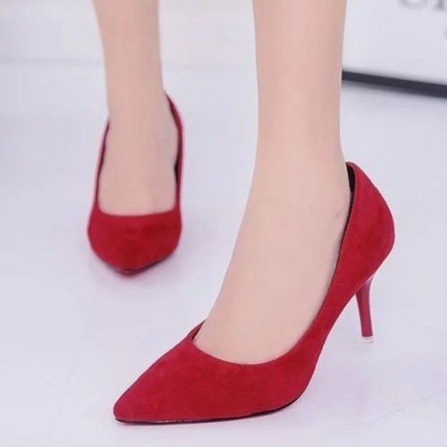 Chaussures Escarpins Talons Hauts En Faux Daim Pour Femmesescarpins Parkerstiletchassisescarpins De Base Pour Femmesblancnoirrougerosebleugrande Taille