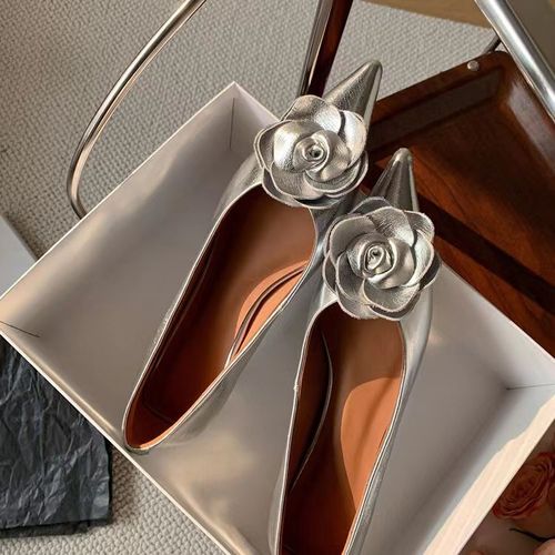 Chaussures Mocassins Talons Hauts Pour Femmechaussureslégantesbasmariagemariéejolie Tuparkerargentorrosesoirée