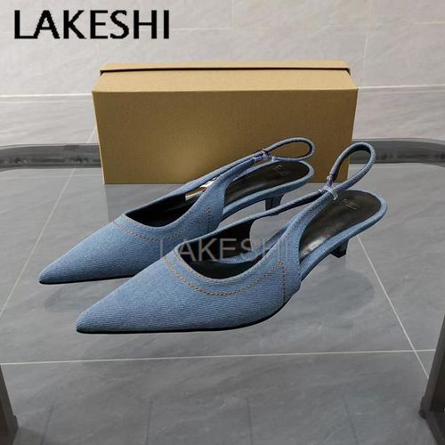 Chaussures Lakesbottlessandales Talons Bas Et Pointus Pour Femmeescarpins Doréslégantschaussures De Bureau Et De Mariageprintemps Etté