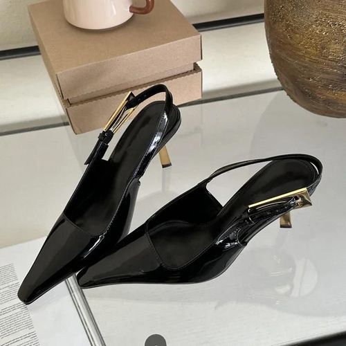 Eilyken-Escarpins À Talons Hauts Pour Femmes,Style De Rue,Sexy,Pointu,Parker,Structure En Métal,Sandales Décapantes,Chaussures Pour Femmes - 39
