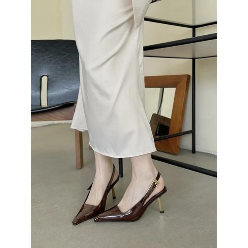 Chaussures Eilykenescarpins Talons Hauts Pour Femmesstyle De Ruesexypointuparkerstructure En Métalsandales Décapanteschaussures Pour Femmes