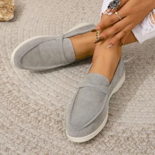 Chaussures Mocassins Plats En Daim Pour Hommechaussures De Marche Confortables Et Décontractéesde Haute Qualité