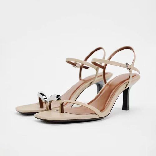 Chaussures Trafescarpins Talons Hauts Et Nministériels D En Strass Pour Femmechaussures D'été Transparentes