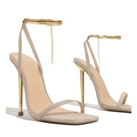Chaussures Escarpins Talons Hauts Pour Femmessandales Talons Finsrobe De Soirée Sexyslingbacks Parker Carrésété