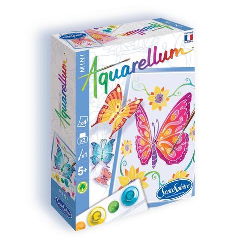 Aquarellum Aquarellum Mini - Papillons 4 Planches