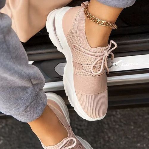 Chaussures Chaussures D'allaitement Pour Femmebaskets Semelles Compenséesgrande Taille