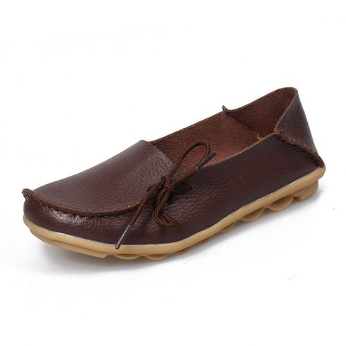 Chaussures Mocassins En Cuir Group Pour Femmechaussures Platesà Enfileravec Nministériels D Papillongrande Tailleautomne