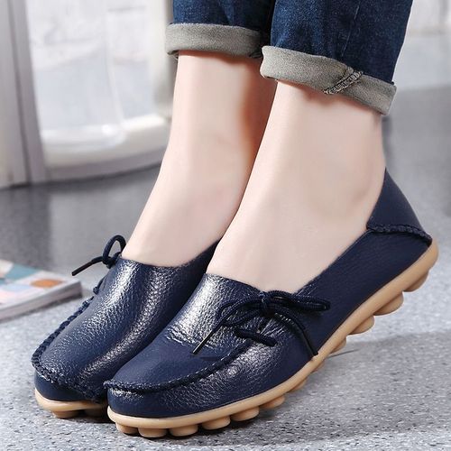 Chaussures Mocassins En Cuir Group Pour Femmechaussures Platesà Enfileravec Nministériels D Papillongrande Tailleautomne
