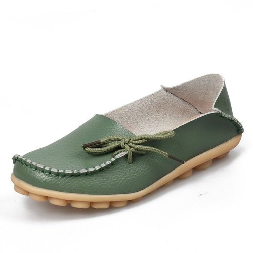 Chaussures Mocassins En Cuir Group Pour Femmechaussures Platesà Enfileravec Nministériels D Papillongrande Tailleautomne