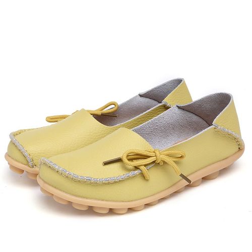 Mocassins En Cuir Pour Femmes,Chaussures Plates À Bout Pointu,Grande Taille 44