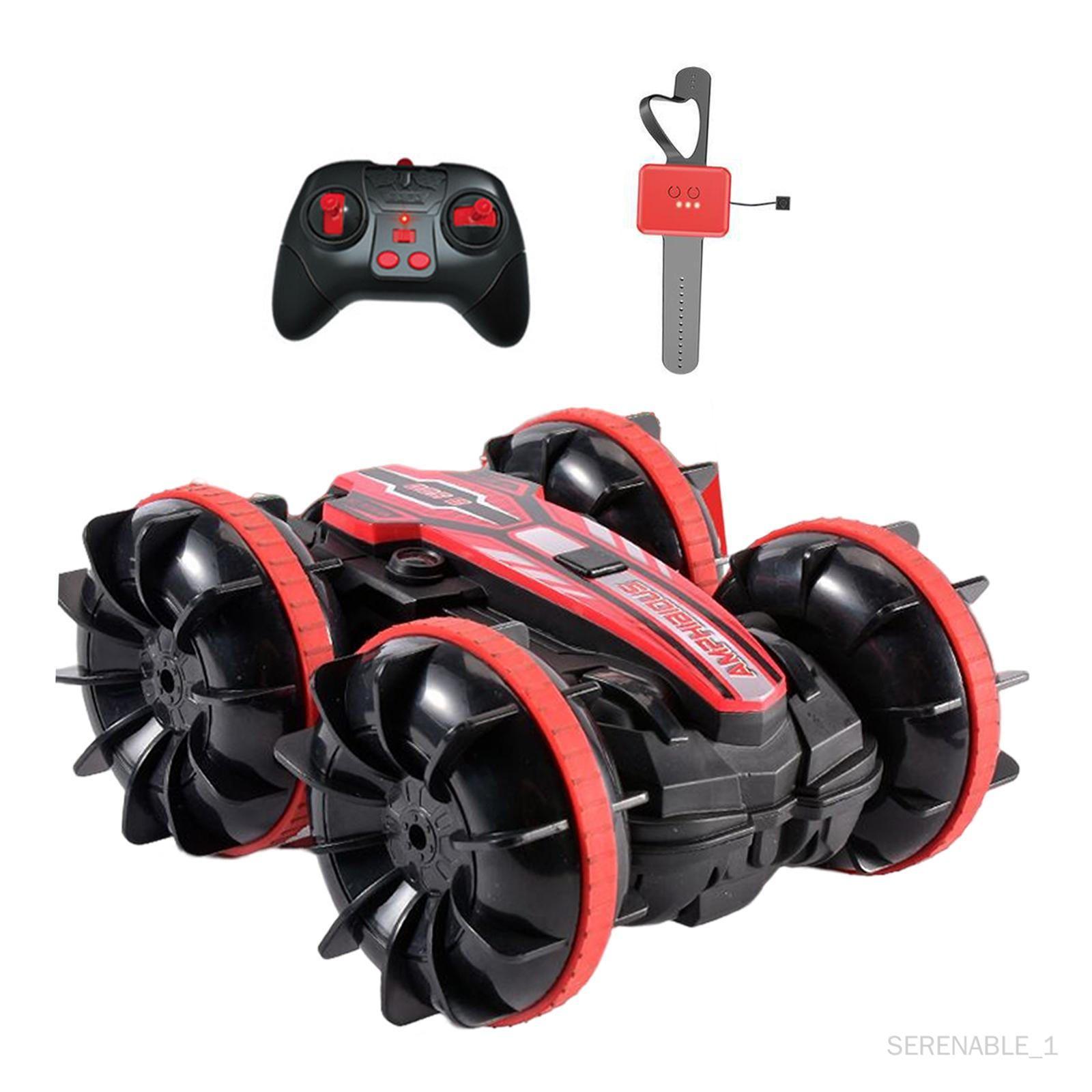 Voiture télécommandée de haute technologie 2.4g Amphibie Stunt Rc Car  Double Face Tumbling Conduite Enfant Jouet Électrique Pour Garçon