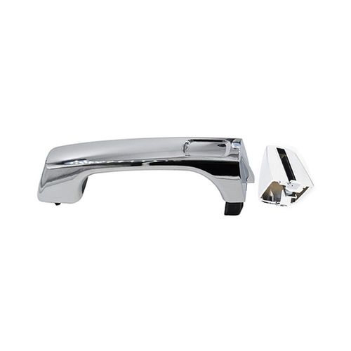 Chrome Silver 15296933 15794314 25832249 15932907 Noir/Argent Chromé Extérieur Poignée De Porte Extérieure Avant Arrière Gauche Droite Pour 06-10 Hummer H3 "Nipseyteko"