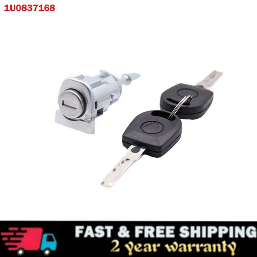 Serrure De Porte Avant Avec 2 Clés, Pour Volkswagen Golf Iv Bora Fox Polo, 1u0837168 "Nipseyteko"