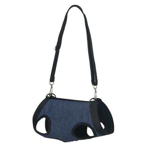 Sac De Transport En Plein Air Pour Animaux De Compagnie,Sangle D'aide À La Traction Pour Chien,Aide À La Marche Postopératoire,Sangle De Poitrine À Démarrage Unique,Sac De Voyage - Type Denim Blue-L