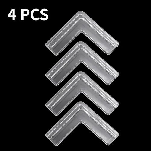 Coussretours D'angle De Table Transparent En Pvc,Protection Anti-Collision Pour Bébé,Pare-Chocs D'angle De Table,Sécurité Enfant,16/1 Pièces - Type 4 Pcs
