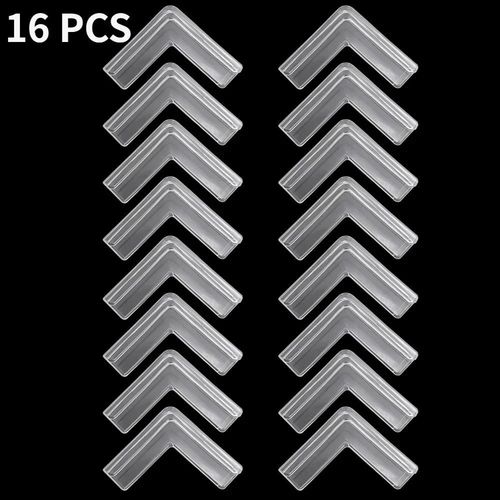 Coussretours D'angle De Table Transparent En Pvc,Protection Anti-Collision Pour Bébé,Pare-Chocs D'angle De Table,Sécurité Enfant,16/1 Pièces - Type 16 Pcs