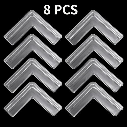 Protection Anti-Collision Transparente En Pvc Pour Bébé Et Enfant,Coussin D'angle De Sécurité Pour Coin De Table,16 Ou 1 Pièce - Type 8 Pcs