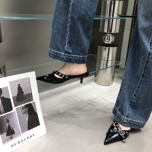 Chaussures Chaussures Muller Talons Aiguilles Pour Femmesdesign De Rivetlégantloisirs De Plein Airbanquetété