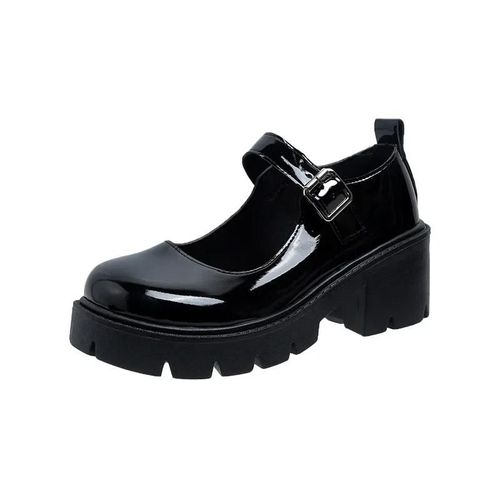 Chaussures Chaussures Plateforme Talons Pour Femmesescarpins Vintage De Style Japonais Pourtudiantes