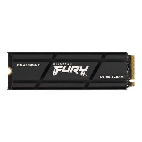 Kingston FURY Renegade - SSD - 500 Go - interne - M.2 2280 - PCIe 4.0 x4 (NVMe) - dissipateur de chaleur intégré