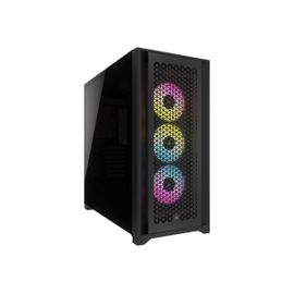 Corsair iCUE 5000D RGB Airflow iCUE 5000D RGB AIRFLOW - Boîtier moyen tour - Noir - RGB - Verre Trempé