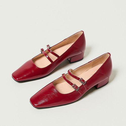 Chaussures Marychaussures Essence Talons Hauts Pour Femmesballerines Rougeslégantes Pour Damesoptique Parkercarré Peu Profondmode Printemps