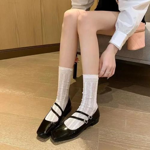 Chaussures Chaussures De Styliste En Cuir Verni Pour Femmemary Janescarréparkerdouble Structuretalons Basautomne