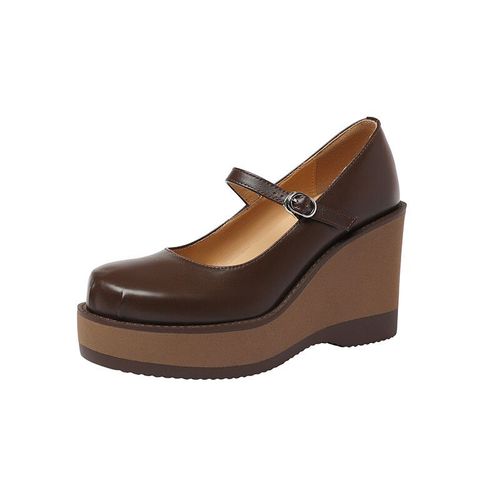 Chaussures Mocassins En Cuir Véritable Pour Femmeschaussures Plateforme De Printempsstyle Britanniquemode