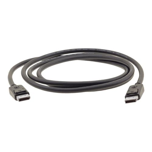 Kramer - Câble DisplayPort - DisplayPort (M) pour DisplayPort (M) - DisplayPort 1.2 - 30 V - 90 cm - support 4K - noir