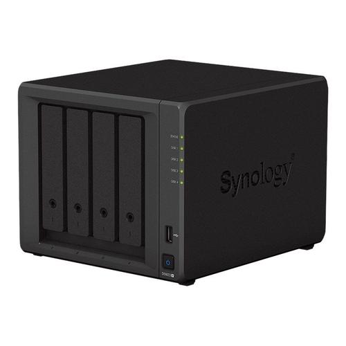 Synology Disk Station DS923+ - Serveur NAS - 4 Baies - SATA 6Gb/s / eSATA - RAID RAID 0, 1, 5, 6, 10, JBOD - RAM 4 Go - Gigabit Ethernet - iSCSI support