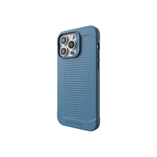 Gear4 Havana Snap - Coque De Protection Pour Téléphone Portable - Compatibilité Avec Magsafe - Plastique Recyclé, D3o Bio - Bleu - Pour Apple Iphone 14 Pro Max