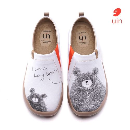 Uin-Mocassins Légers Peints Pour Femme,Chaussures Décontractées Confortables,Baskets De Marche En Toile,Mode - 105
