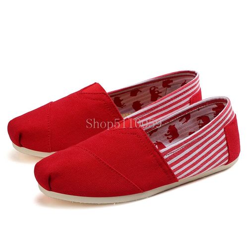 Mocassins Plats Peu Profonds Pour Femmes Et Hommes,Chaussures En Toile Pour Femmes,Chaussures Décontractées En Denim,Chaussures Confortables Et Respirantes Pour Dames,Grande Taille 44,Printemps
