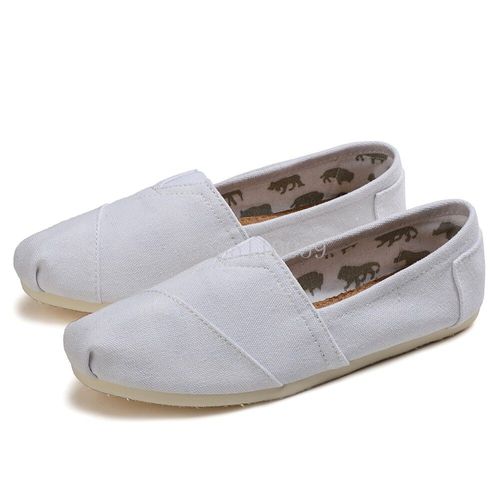 Mocassins Plats Peu Profonds Pour Femmes Et Hommes,Chaussures En Toile Pour Femmes,Chaussures Décontractées En Denim,Chaussures Confortables Et Respirantes Pour Dames,Grande Taille 44,Printemps