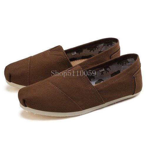 Mocassins Plats Peu Profonds Pour Femmes Et Hommes,Chaussures En Toile Pour Femmes,Chaussures Décontractées En Denim,Chaussures Confortables Et Respirantes Pour Dames,Grande Taille 44,Printemps