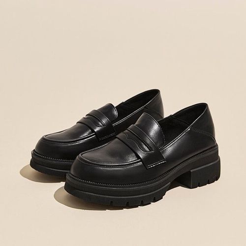 Chaussures Chaussures En Cuir Pu Pour Femmesmocassins Talons Mihautsstyle Japonaislolita Jk