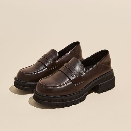 Chaussures Chaussures En Cuir Pu Pour Femmesmocassins Talons Mihautsstyle Japonaislolita Jk