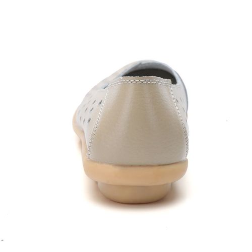 Chaussures D'été Décontractées Pour Femmes,Mocassins En Caoutchouc Découpés,Antidérapants,Respirants Pour Femmes,Grande Taille 35-44
