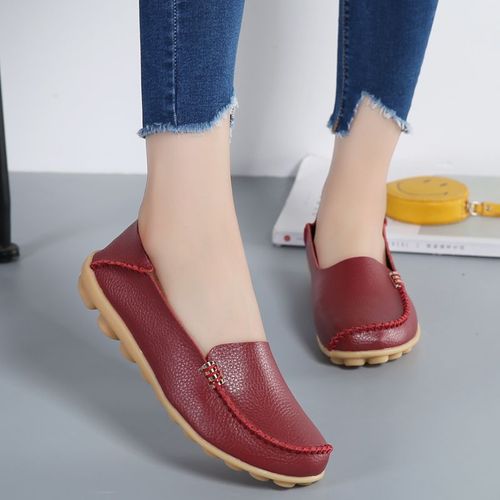 Mocassins En Cuir Group Pour Femme,Chaussures Plates À Enfiler,Avec Nministériels D Papillon,Grande Taille 35-44,2022