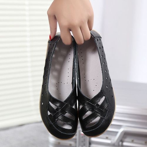 Chaussures Mocassins Plats En Cuir Véritable Pour Femmeschaussures Enfilerchaussures Décontractées Pour Femmesmode Féminine