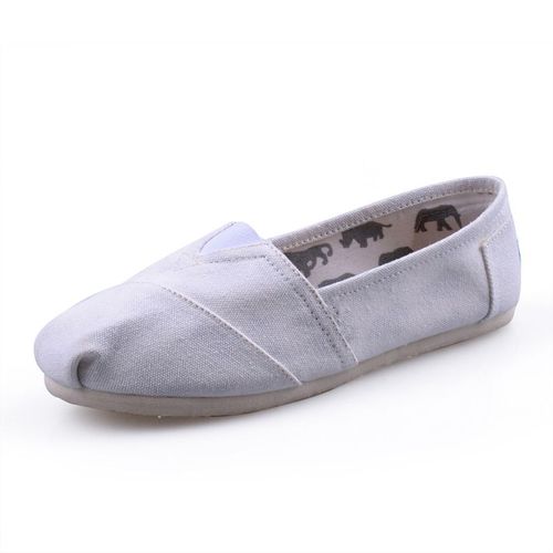 Chaussures Mocassins Confortables En Toile Pour Femmechaussures Décontractéesrougedégradéclassiquecoupleprintempsété