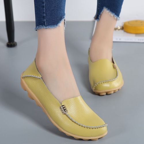 Mocassins En Cuir Group Pour Femme,Chaussures Plates À Enfiler,Avec Nministériels D Papillon,Grande Taille 35-44,2022