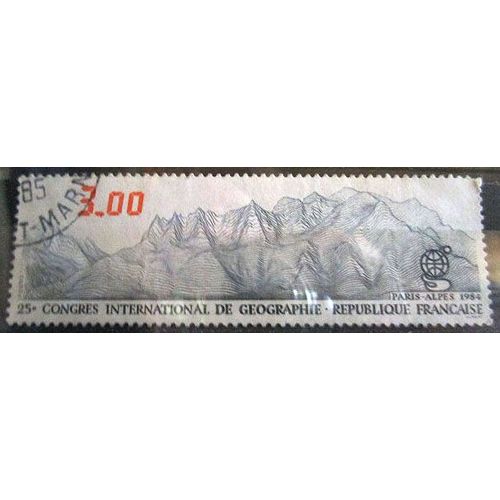 1984. F2327: 25ème Congrès De Géographie.