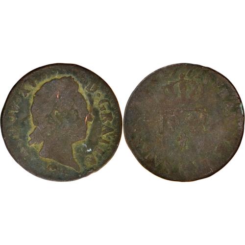 France - 1772 - Louis Xv - Sol Dit À La Vieille Tête - Montpellier (N) - R1 - 13-014