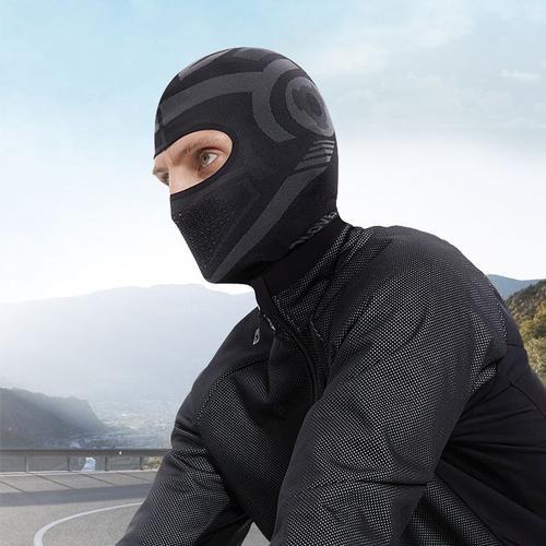Cagoule respirante pour moto masque facial équipement de sauna doublure de  casque coupe-vent crème solaire cyclisme accessoires de moto