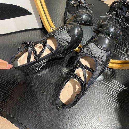 Chaussures Chaussures Mary Jane Pour Femmesbaskets De Créateurs De Modechaussures Décontractées Plateforme Plate Lolitauniforme