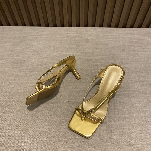 Chaussures Tongs Sexy Talons Hauts Fins Pour Femmeschaussures D'étépantoufles Pour Damesmode