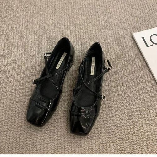 Chaussures Marychaussures Essence Rétro Talons Moyens Pour Femmeschaussures Simplesdouces Et Confortablesballerines Rouges