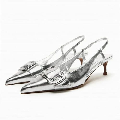 Chaussures Trafescarpins Talons Aiguilles En Tissu Denim Bleu Pour Femmesbretelles Croiséesescarpins Bride Arrièrechaussures Parker Pointuessandales Talons Hauts